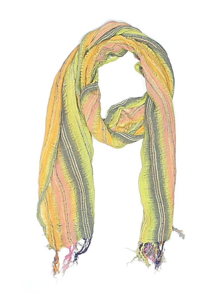 Pre-owned Unbranded Scarf In Yellow