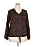 West Kei Black Long Sleeve Blouse Size XXL - photo 1