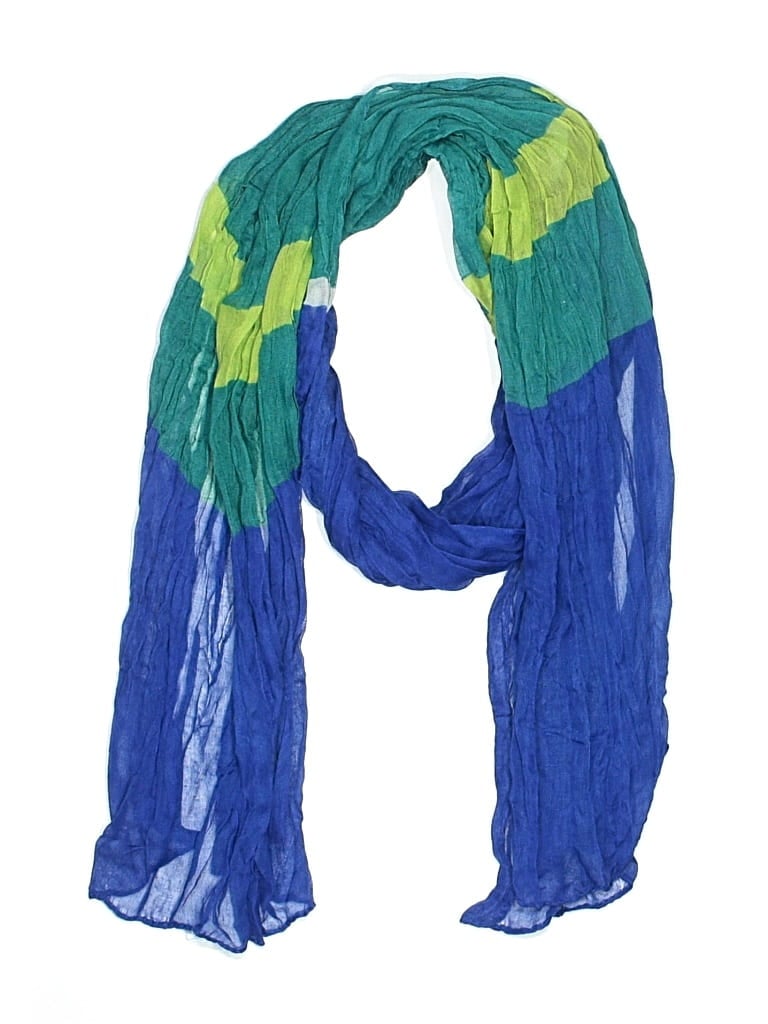 Pre-owned Unbranded Scarf In Blue