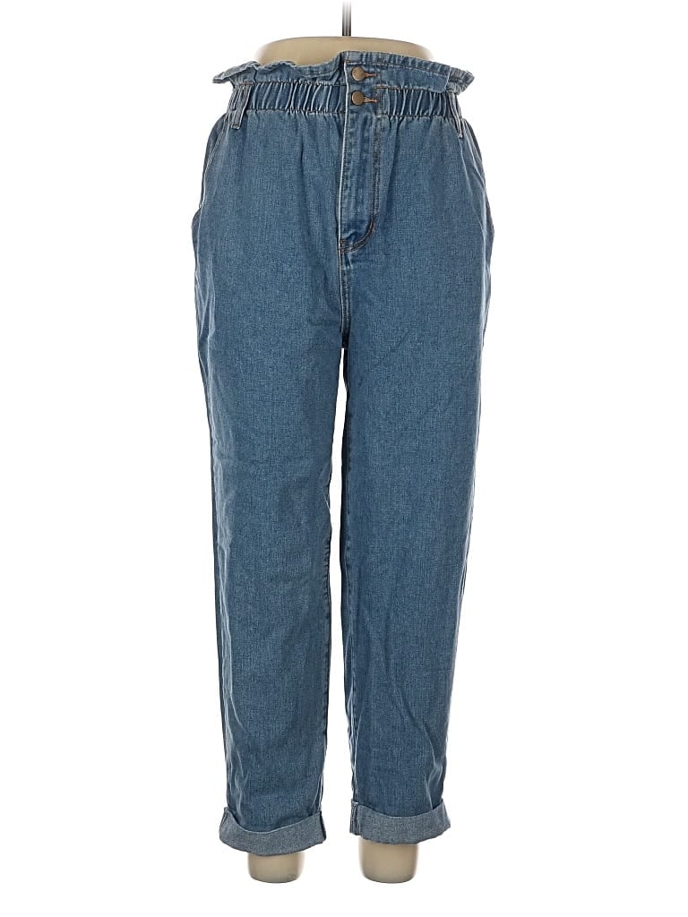 Pre-owned Forever 21 Jeans In Blue