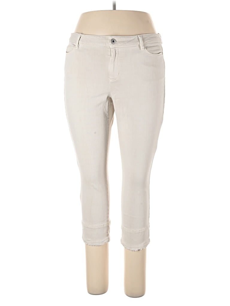 Pre-owned Jjill Jeggings In Gray