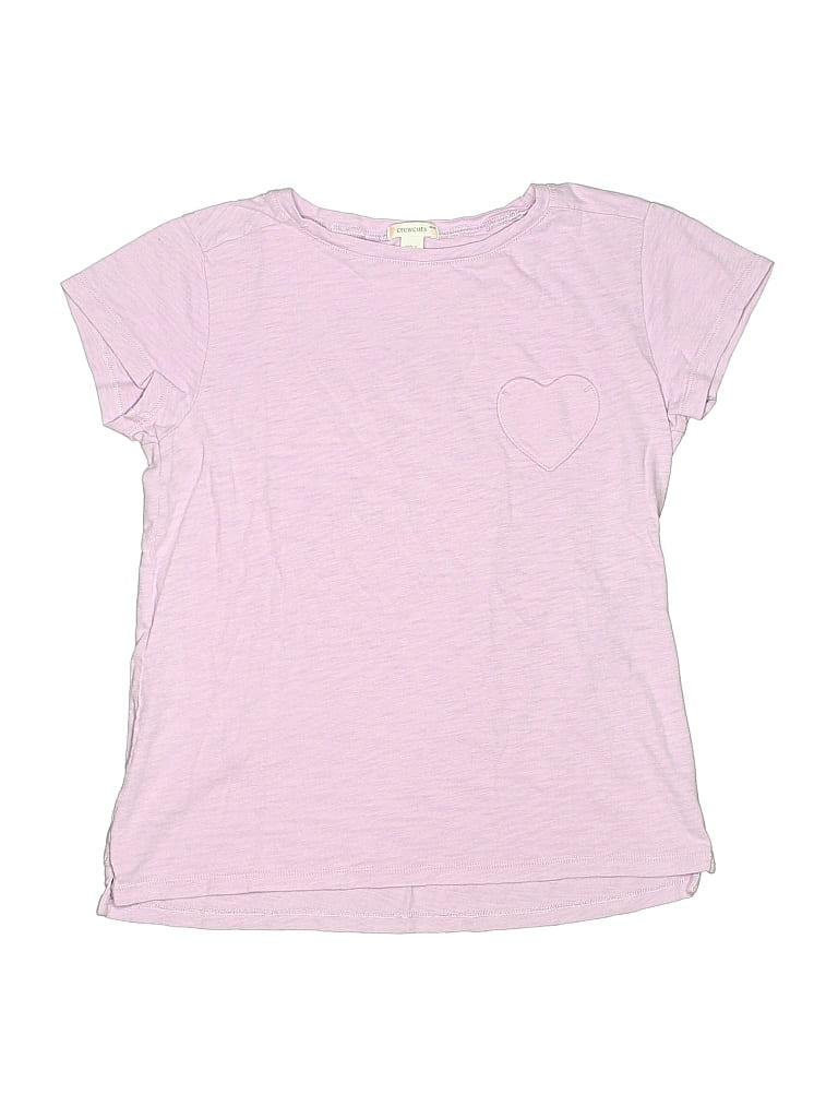 Pre-owned Crewcuts Kids' Short Sleeve T-shirt In Pink