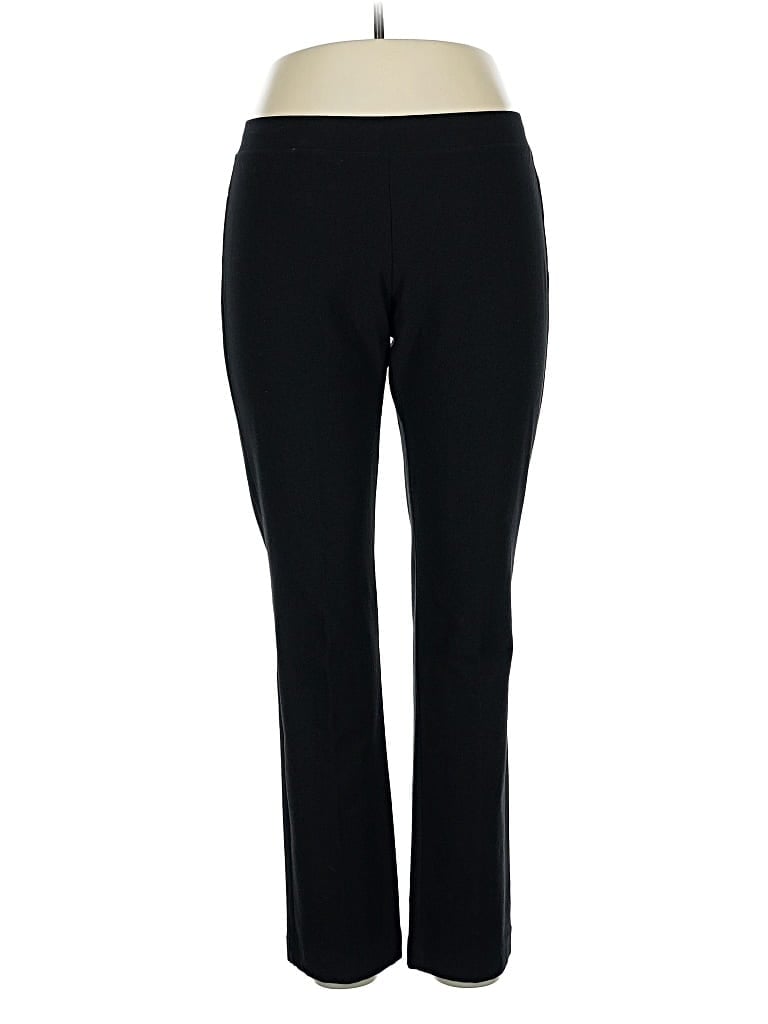 Pre-owned Eileen Fisher Active Pants In Black