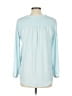 HD in Paris 100% Polyester Blue Long Sleeve Blouse Size 10 (petite) - photo 2