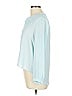 HD in Paris 100% Polyester Blue Long Sleeve Blouse Size 10 (petite) - photo 5