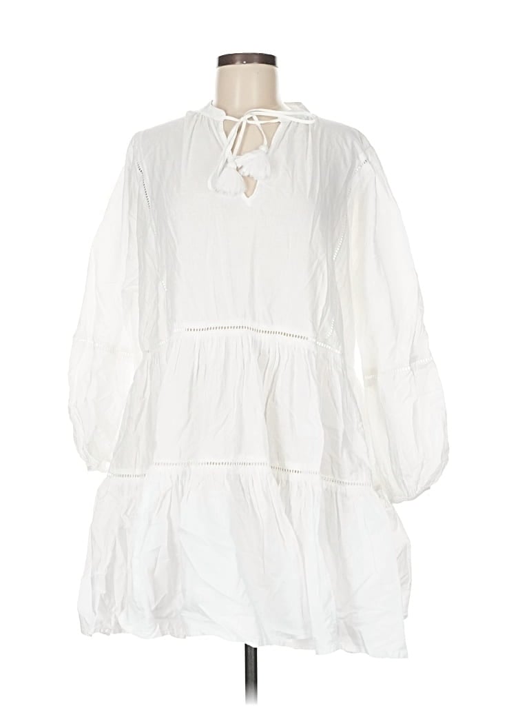 Pre-owned Seafolly Casual Dress In White
