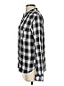 Paige 100% Viscose Plaid Gray Long Sleeve Button-Down Shirt Size S - photo 5
