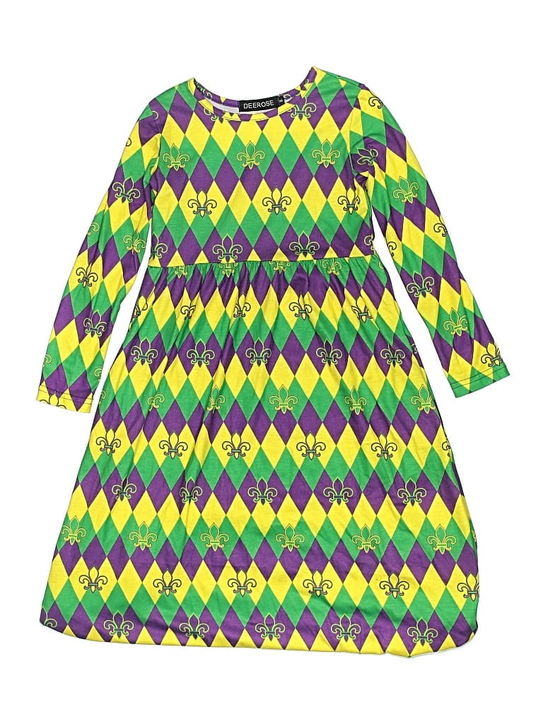 Pre-owned Assorted Brands Kids' Dress In Green