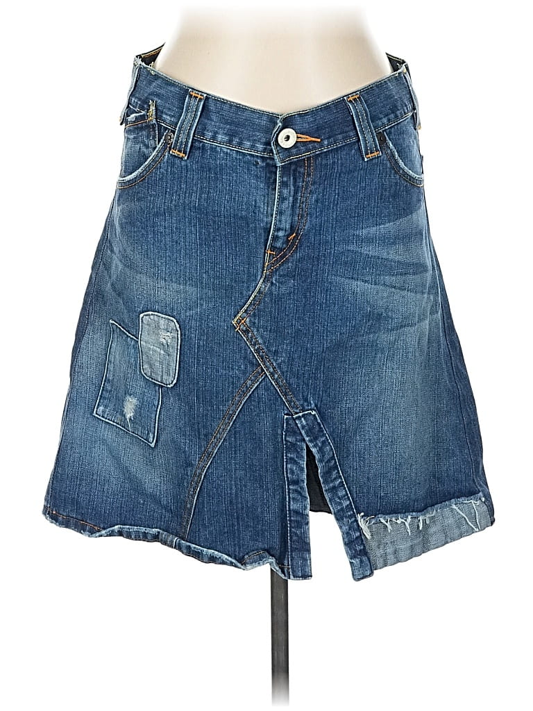Pre-owned Levi's Denim Skirt In Blue