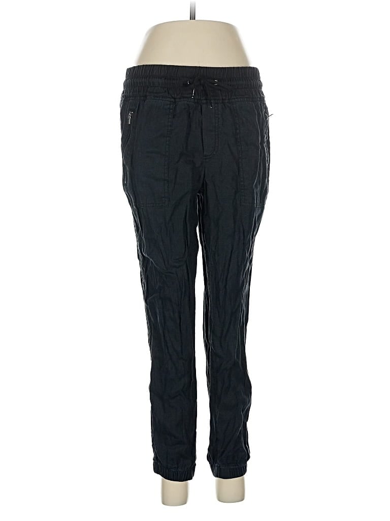 Pre-owned Athleta Track Pants In Black