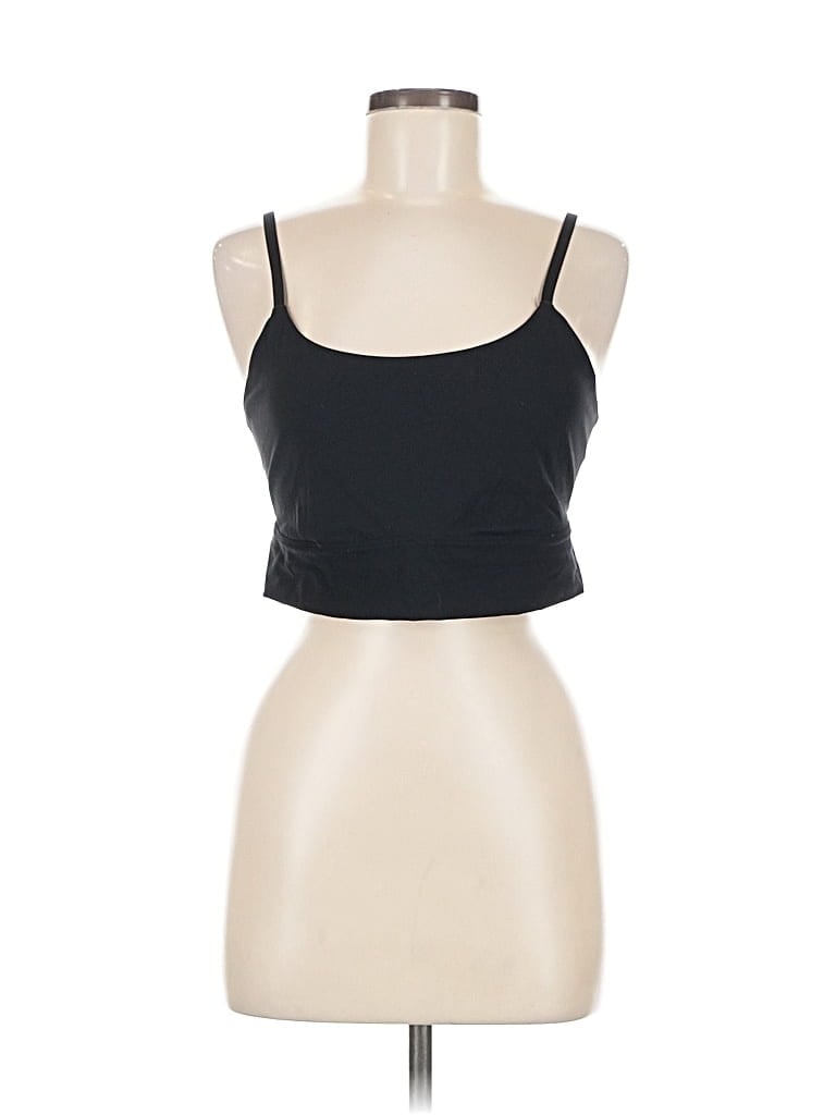 Pre-owned Crz Yoga Tank Top Black Strapless Neckline Tops