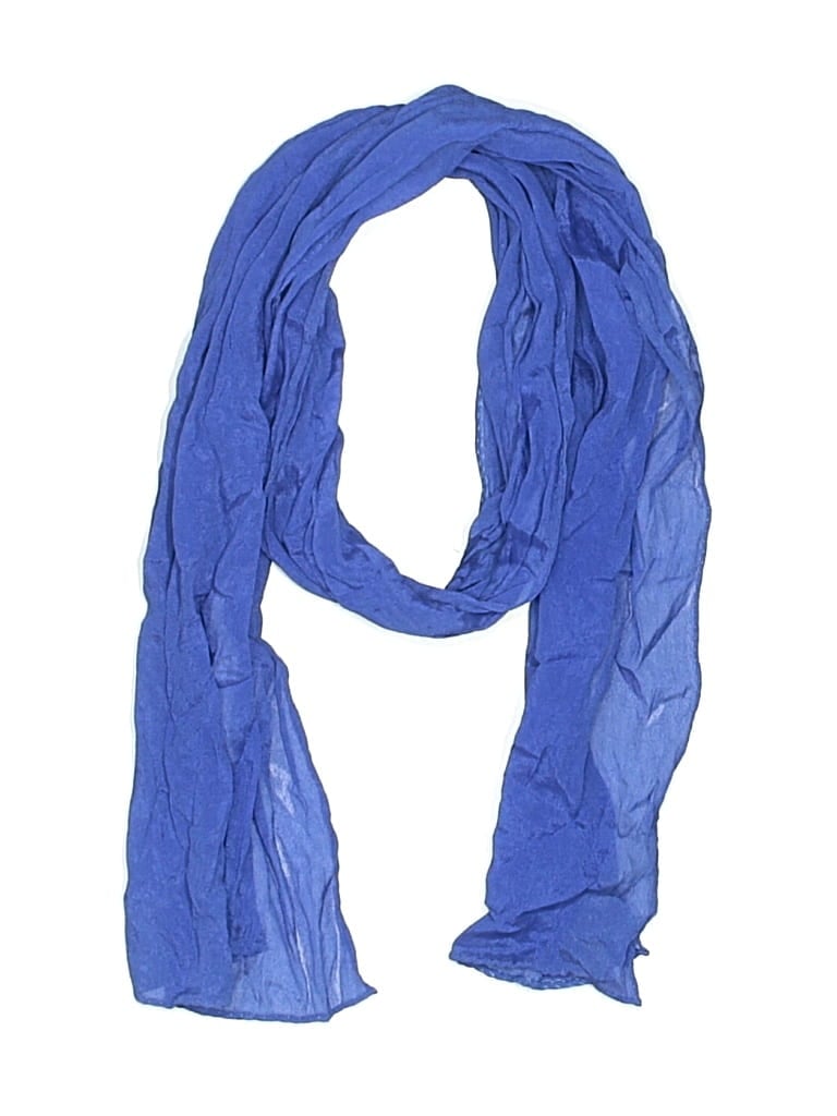 Pre-owned Unbranded Scarf In Blue