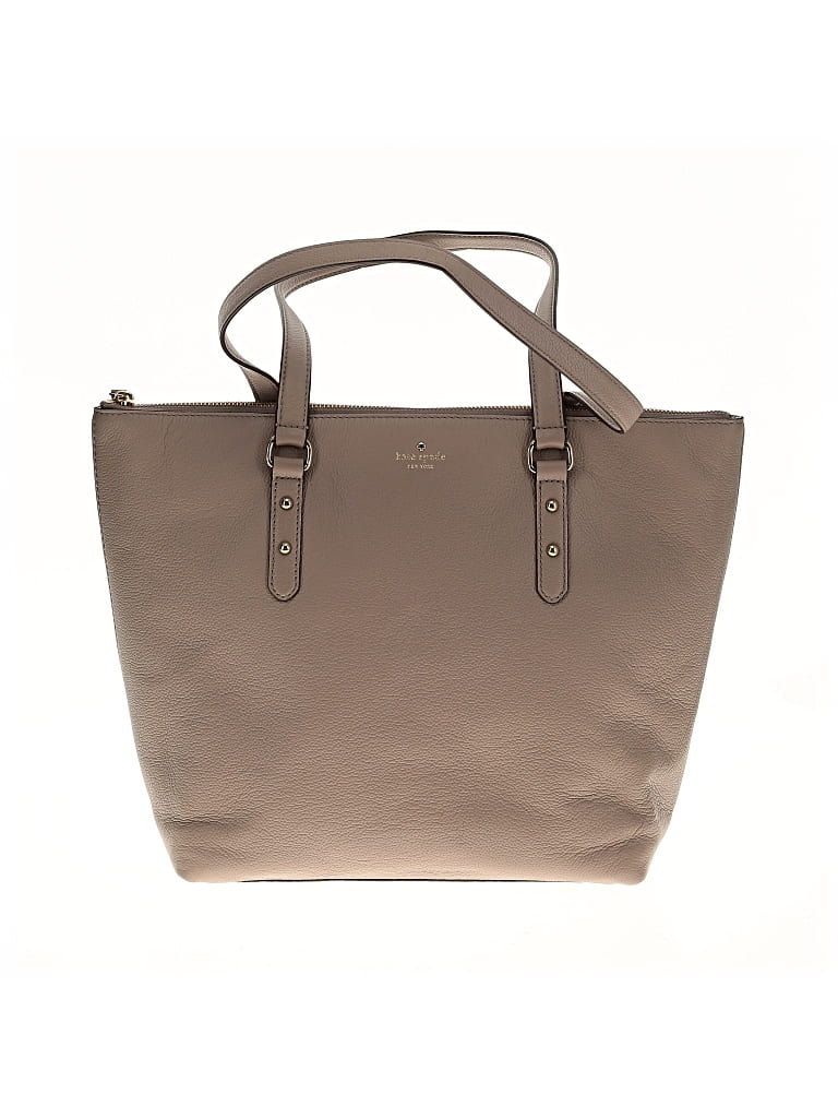 Pre-owned Kate Spade New York Leather Tote Bag In Brown