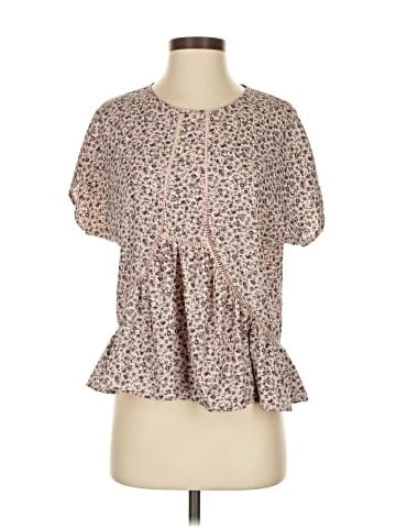 Harlowe & Graham Short Sleeve Blouse (view 1)