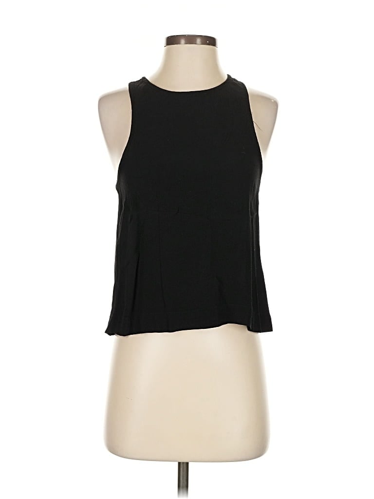 Pre-owned Minkpink Sleeveless Top Black Halter Neckline Tops