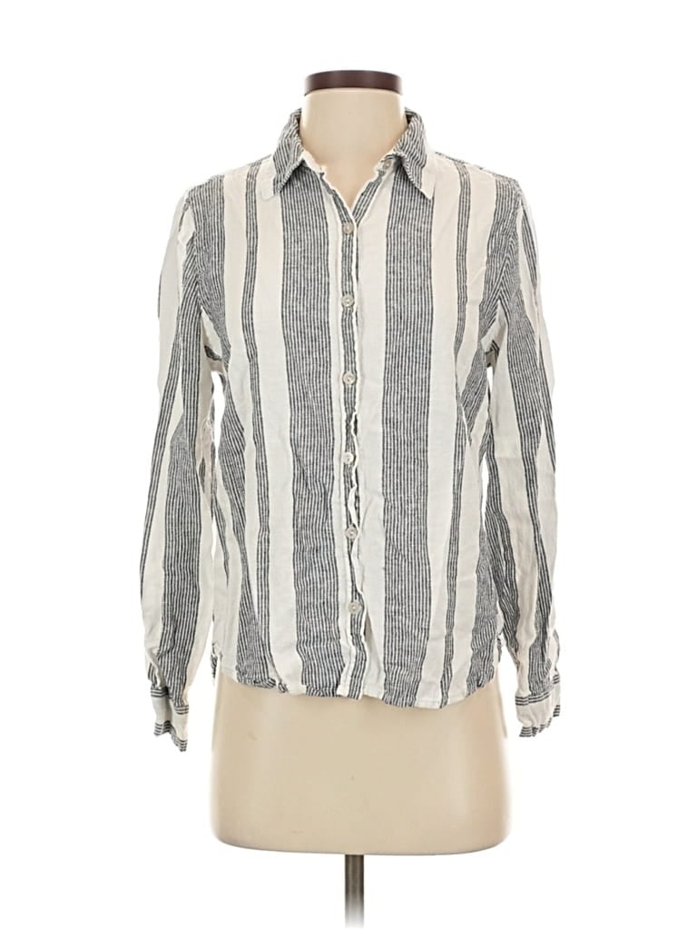 Pre-owned Orvis Long Sleeve Button Down Shirt In Silver