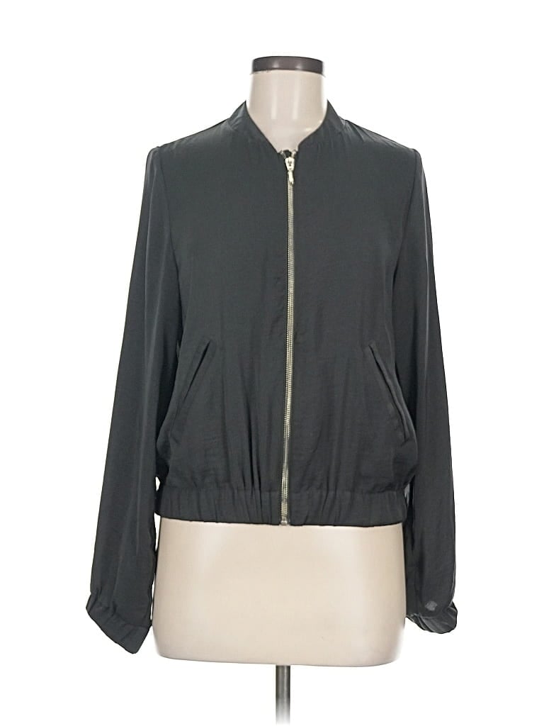 Pre-owned H&m Track Jacket In Gray