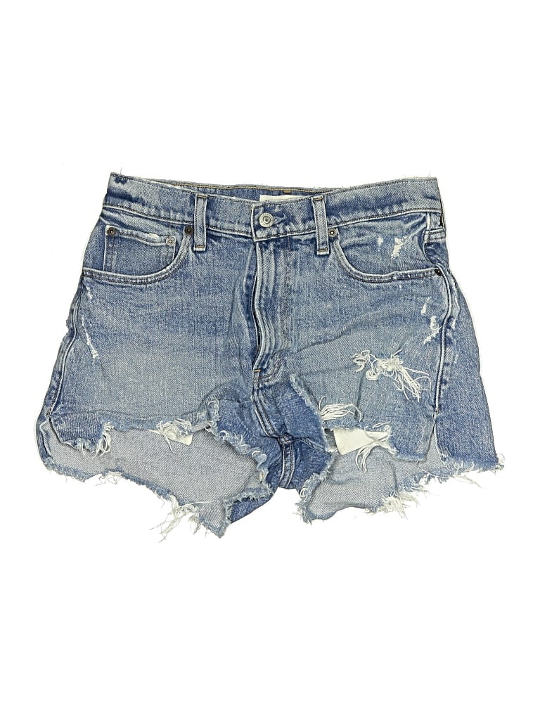 Pre-owned Abercrombie & Fitch Denim Shorts In Blue