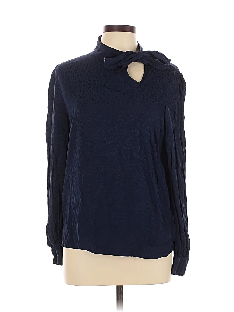 Pre-owned Paris Atelier & Other Stories Long Sleeve Blouse In Blue