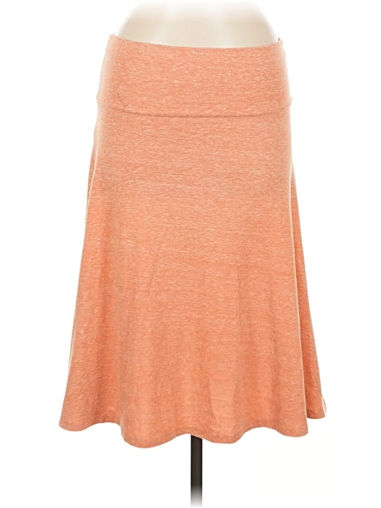 Pre-owned Lularoe Casual Skirt In Orange