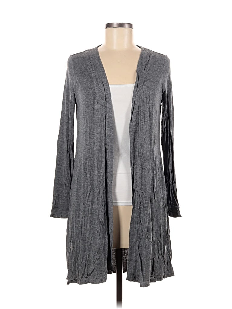 Pre-owned Felina Cardigan Sweater In Gray