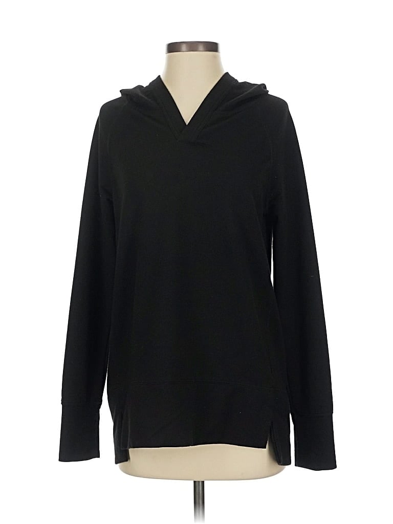 Pre-owned Danskin Pullover Hoodie In Black