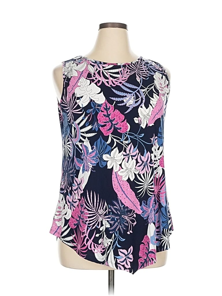 Pre-owned Amana Sleeveless Blouse In Purple