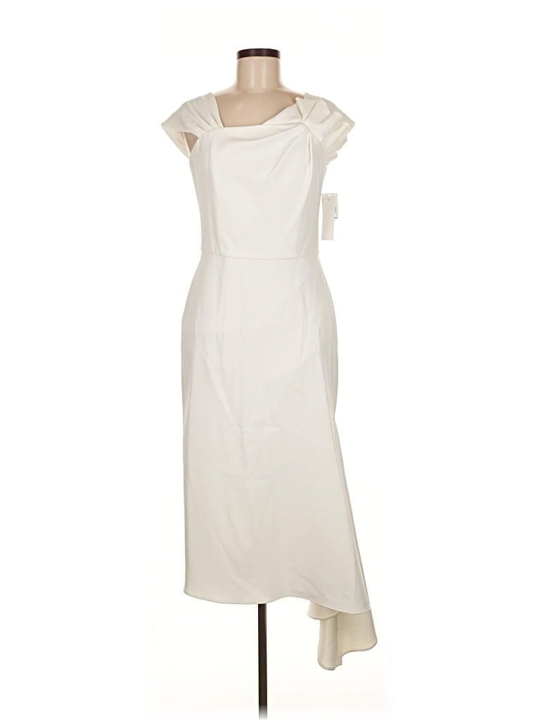 Pre-owned Shoshanna Cocktail Dress In White
