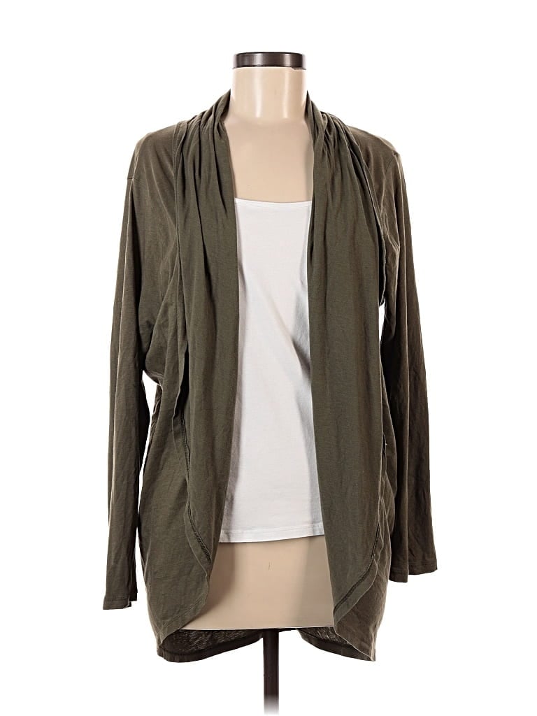 Pre-owned Joe Fresh Cardigan Sweater In Green