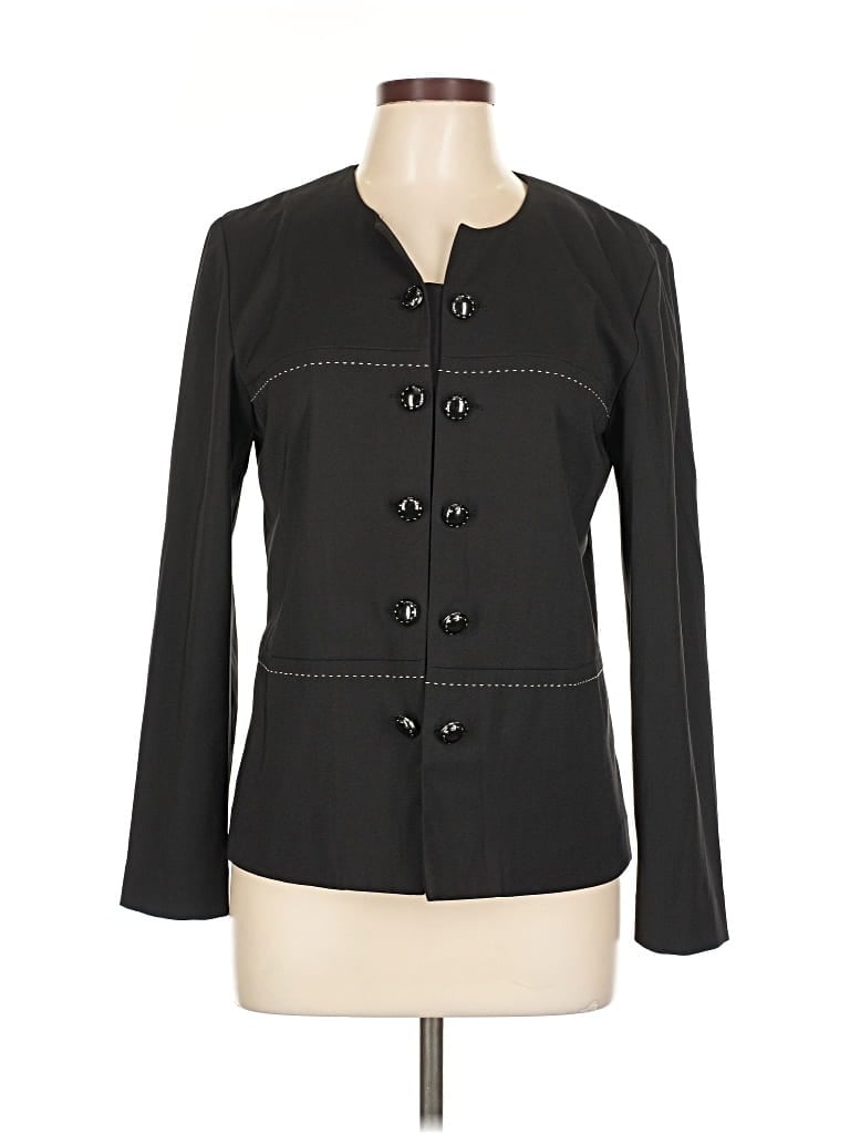 Pre-owned Leslie Fay Jacket In Black
