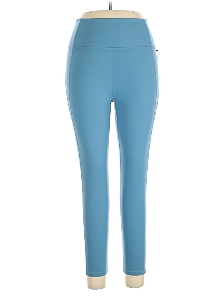 Girlfriend Collective Active Pants In Blue
