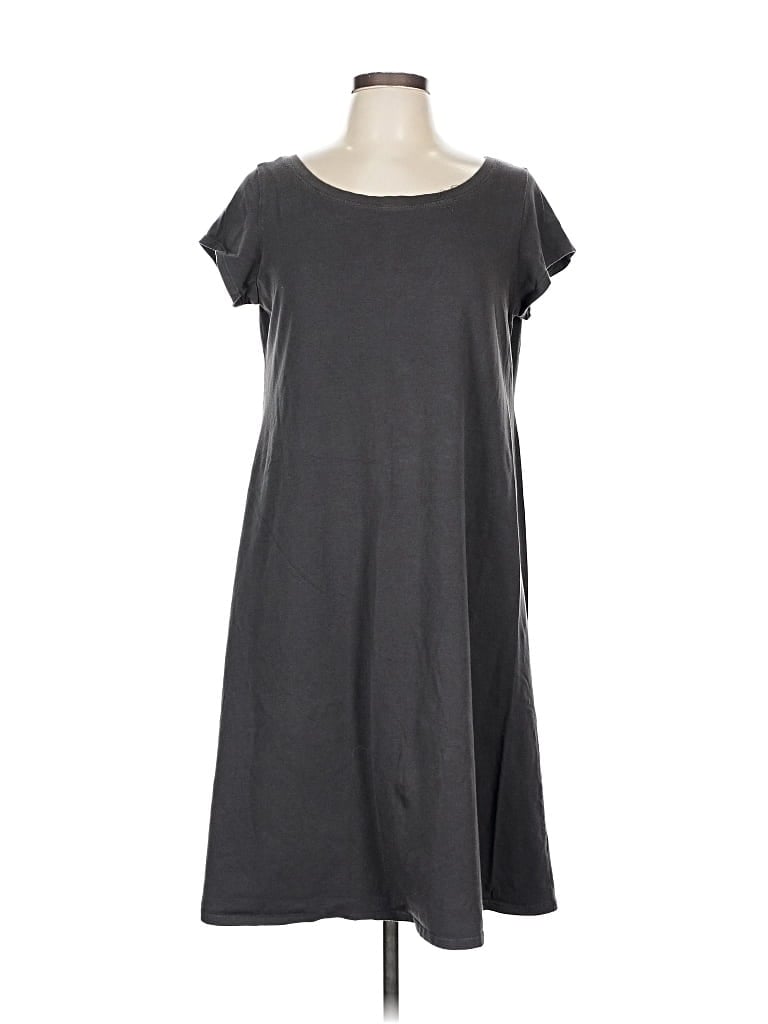 Pre-owned Eileen Fisher Casual Dress In Gray