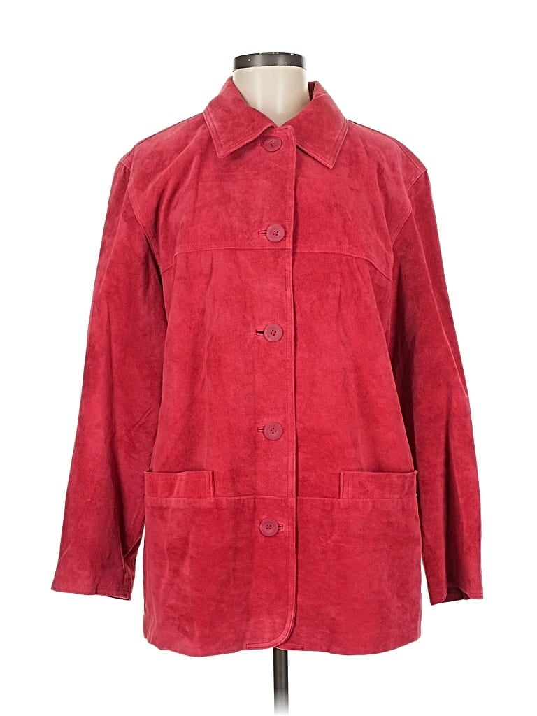 Pre-owned St. John's Bay Jacket In Red