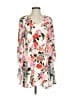 Sugar Lips 100% Polyester Floral White Casual Dress Size S - photo 1