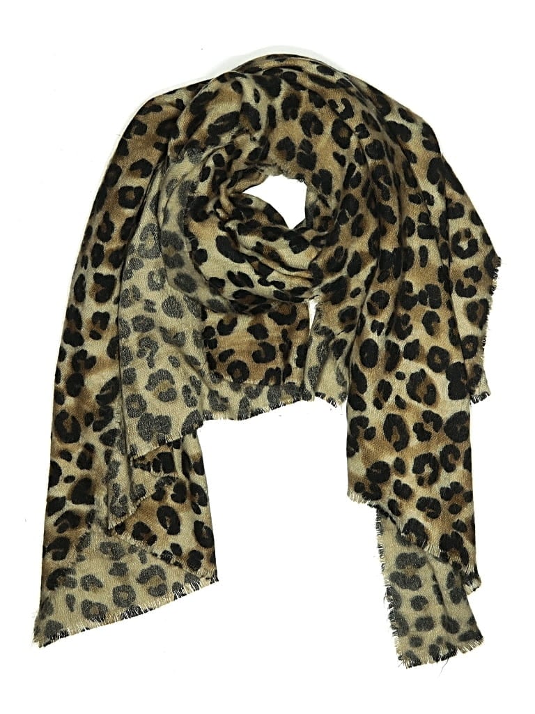 Pre-owned Assorted Brands Scarf In Brown