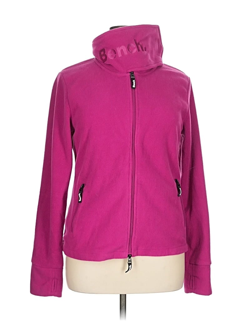 Pre-owned Bench Zip Up Hoodie In Pink