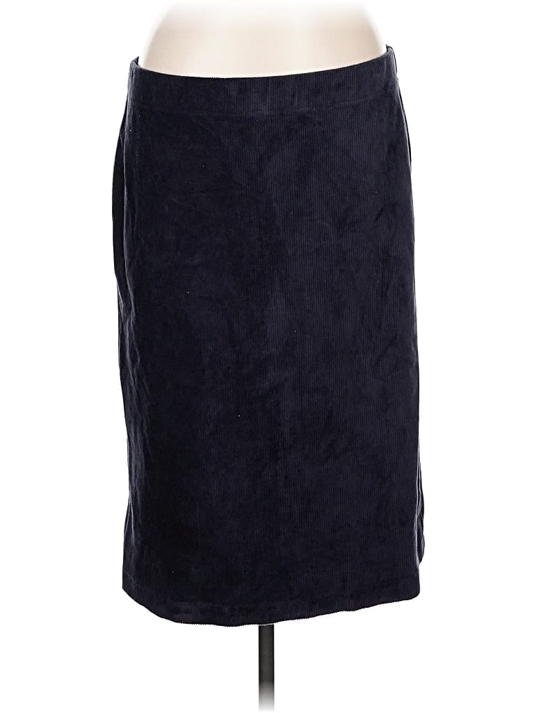 Pre-owned Lands' End Formal Skirt In Blue