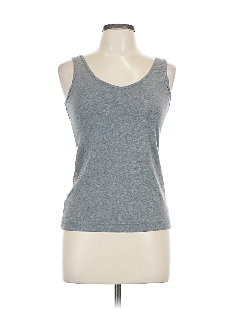 Pre-owned Felina Tank Top Gray Strapless Neckline Tops