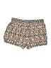 Joie 100% Silk Print Gold Orange Shorts Size 31 waist (estimated) - photo 2