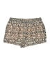 Joie 100% Silk Print Gold Orange Shorts Size 31 waist (estimated) - photo 1