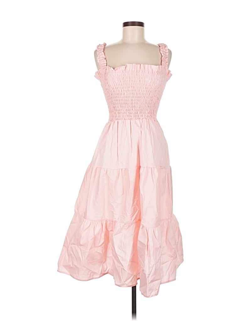 Pre-owned Morgan Taylor Cocktail Dress In Pink