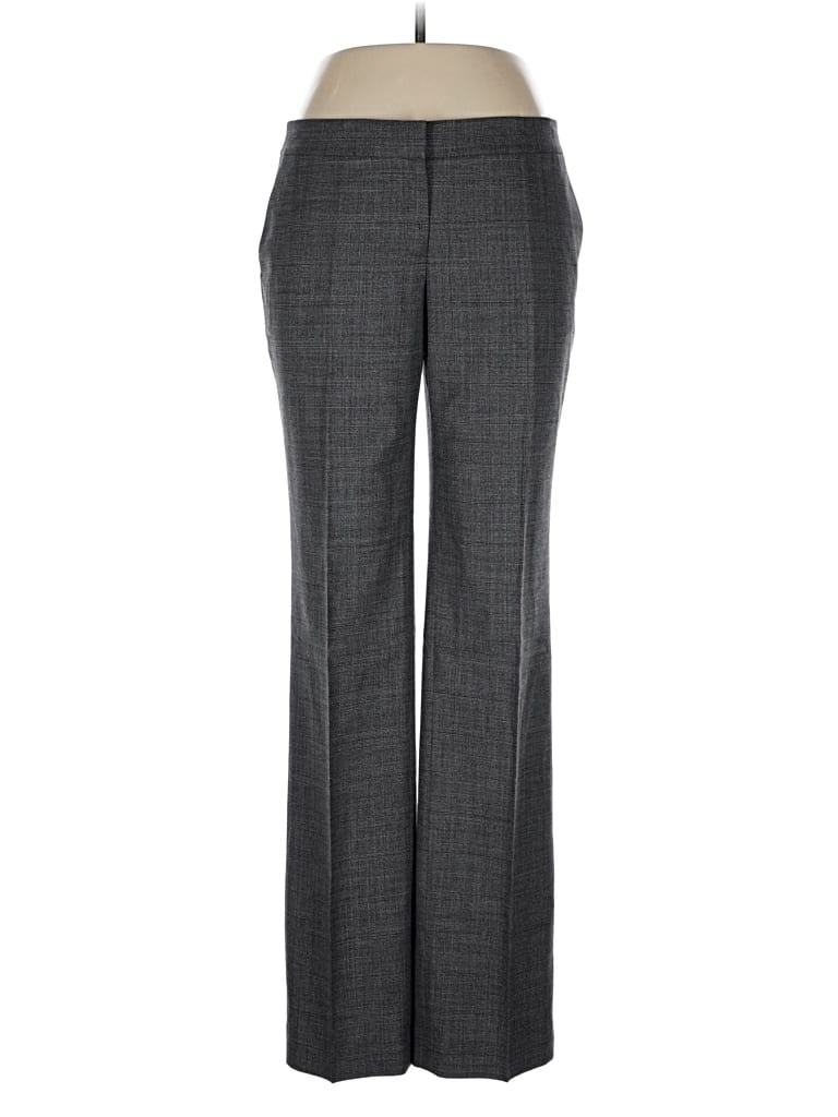 Pre-owned Lafayette 148 Wool Pants In Gray