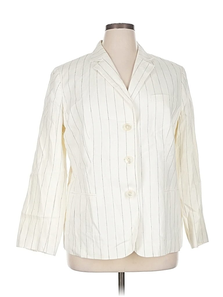 Pre-owned Polo Ralph Lauren Blazer Jacket In White