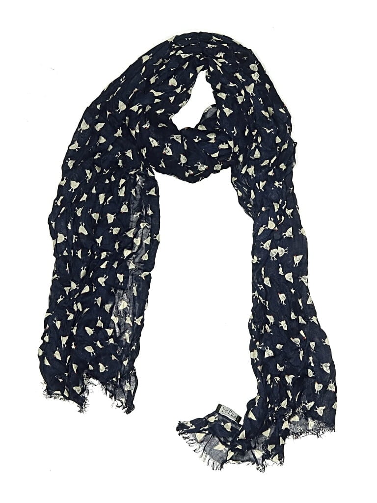 Pre-owned Unbranded Scarf In Blue
