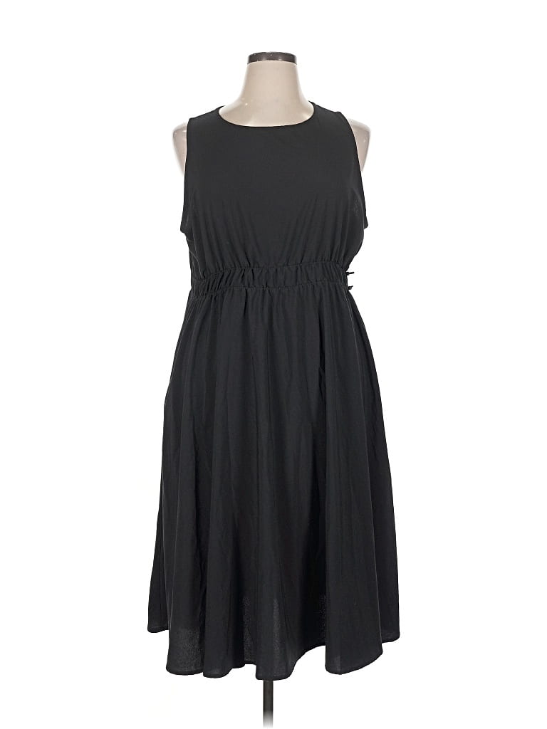 Pre-owned Zella Casual Dress In Black