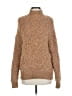 Express Tweed Tan Turtleneck Sweater Size XS - photo 1