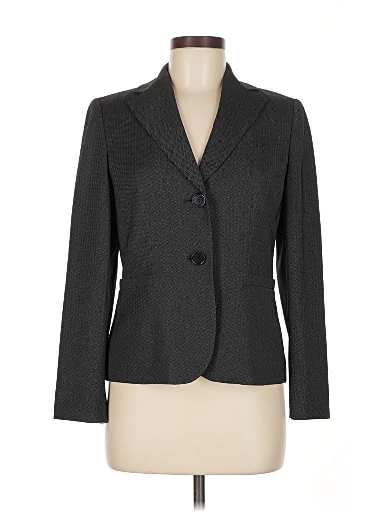 Pre-owned Ann Taylor Blazer Jacket In Gray