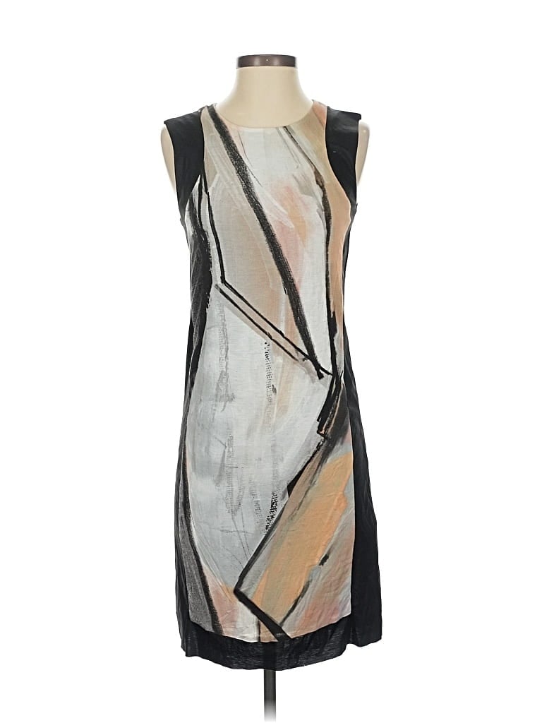 Pre-owned Helmut Lang Cocktail Dress In Gray