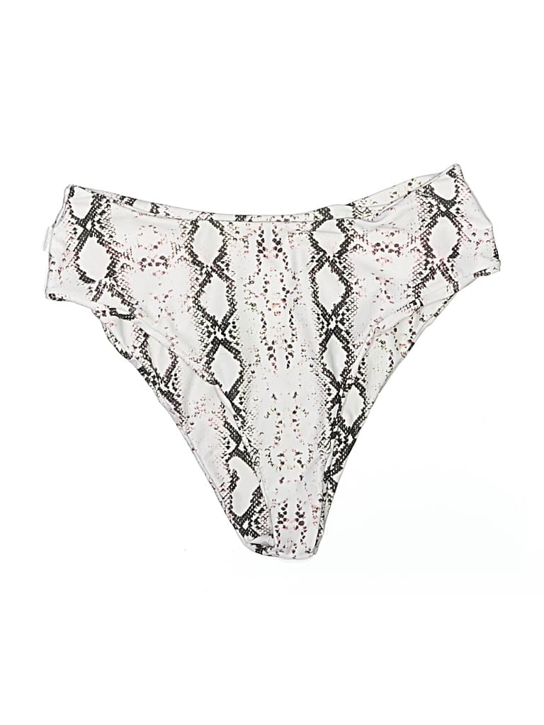 Pre-owned Unbranded Swimsuit Bottoms In White