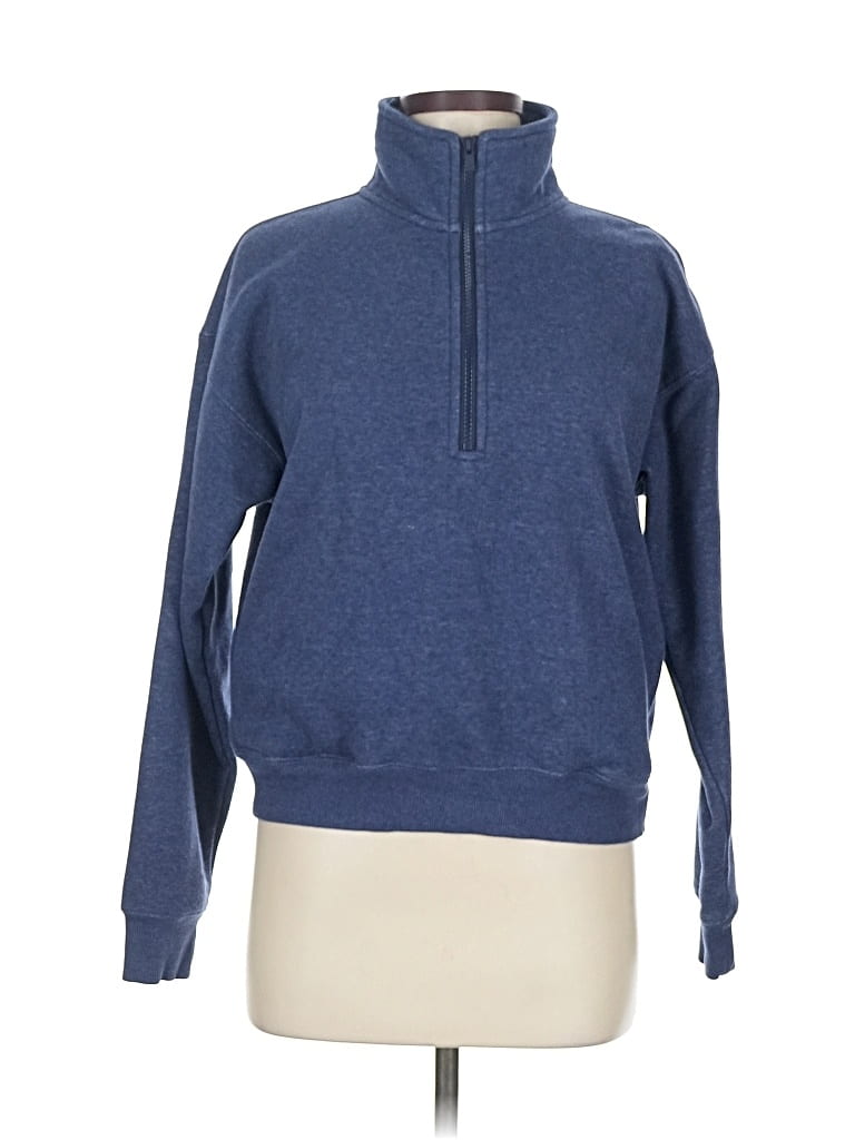 Pre-owned Fabletics Sweatshirt In Blue